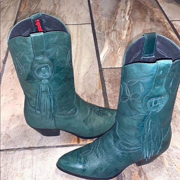 Vintage Leather Laredo Cowboy Boots